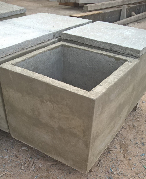 Caixa de concreto